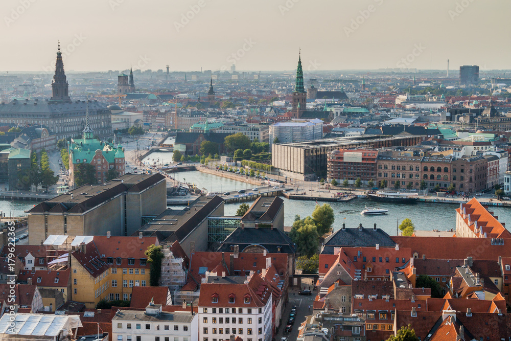 Fototapeta premium Skyline of Copenhagen, Denmark