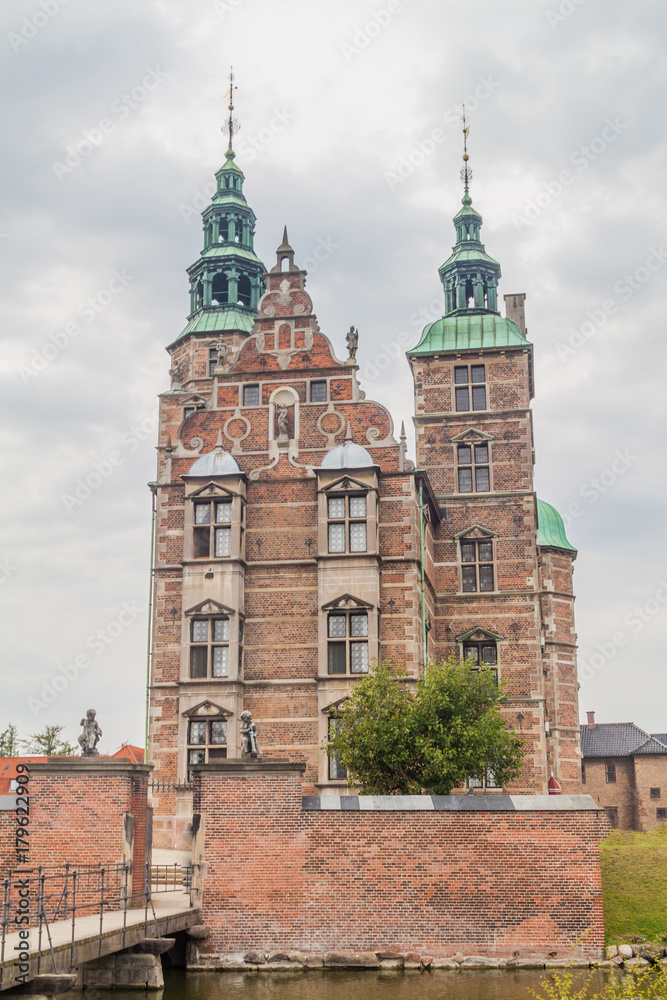 Obraz premium Rosenborg castle in Copenhagen, Denmark