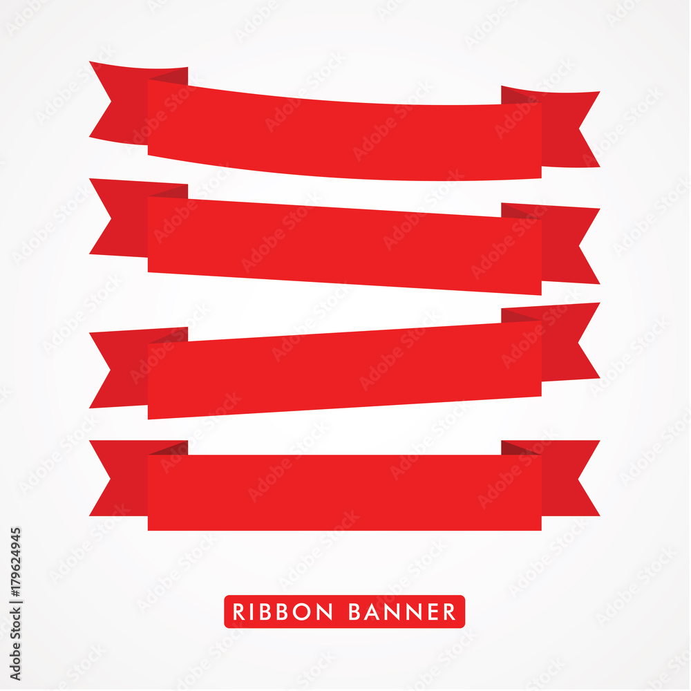 Ribbon Banner Logo Vector Template Design Ribbon Banner Logo Vector Template Design