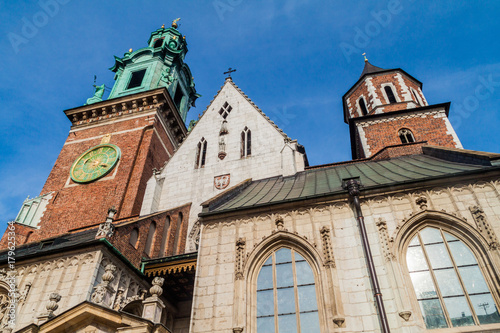 Cathedral at the Wawel castle in Krakow, Poland