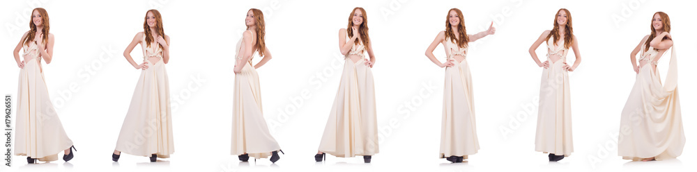 Man in white dress isolated on white Man in white dress isolated on white