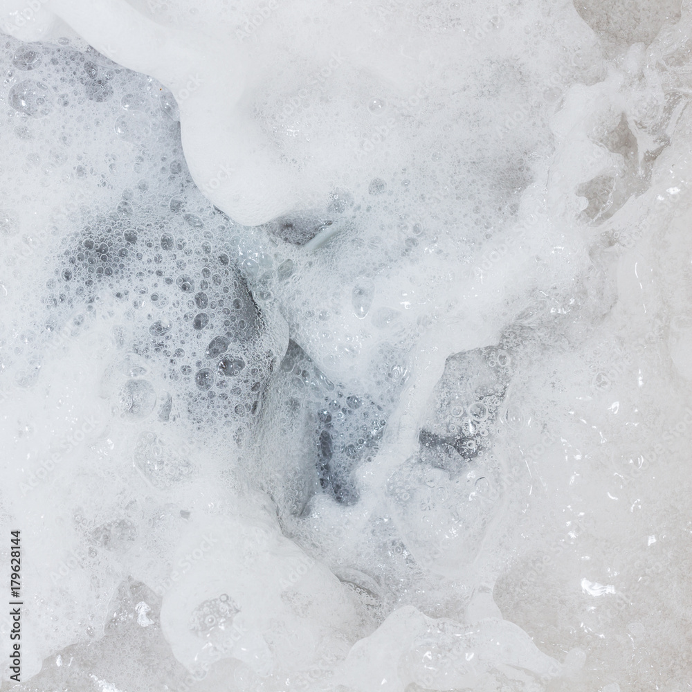 Fototapeta premium Bubble caused by washing as background