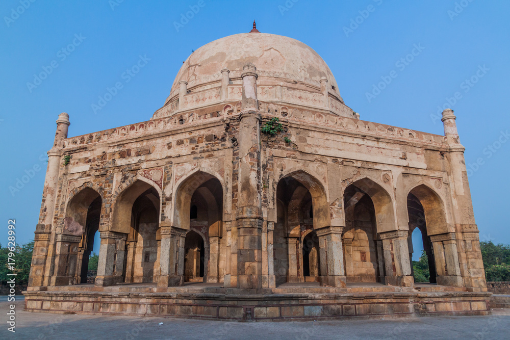 Tomb of Adham Khan in Mehrauli district of Delhi, India