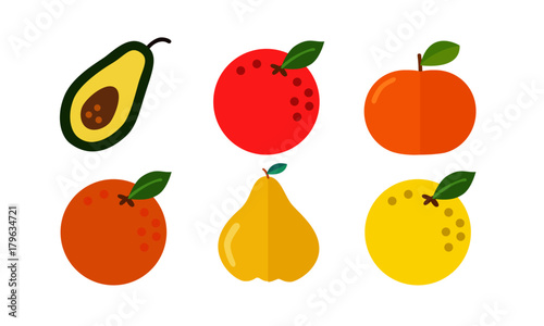 winter fruits icon