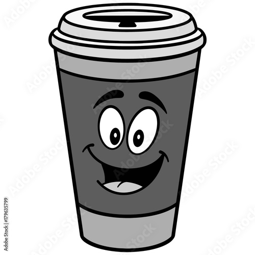 Coffee Mascot Illustration