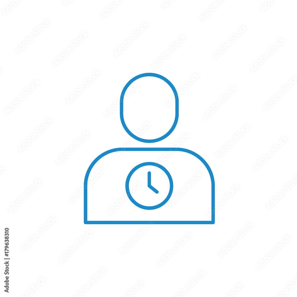 User icon vector work design illustration User icon vector work design illustration