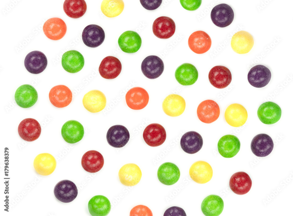 Colorful candies om the white. Colorful candies om the white.