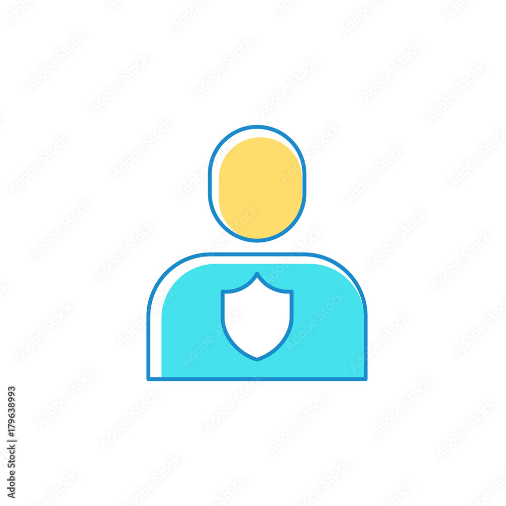 User icon work design vector illustration User icon work design vector illustration