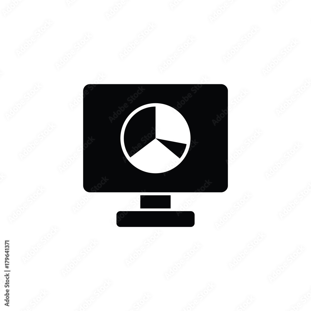 Screen icon vector office illustration Screen icon vector office illustration
