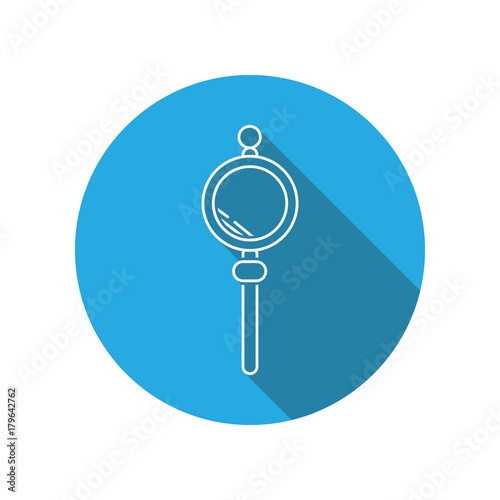 Censer flat icon. Religion elements icon. Premium quality graphic design. Signs, outline symbols collection, simple thin line icon for websites, web design, mobile app, info graphics