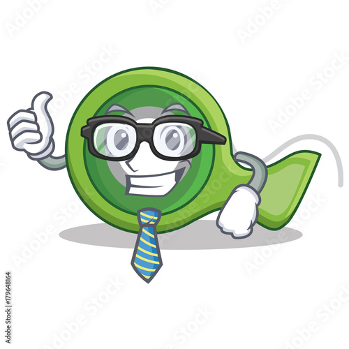 Businessman adhesive tape character cartoon