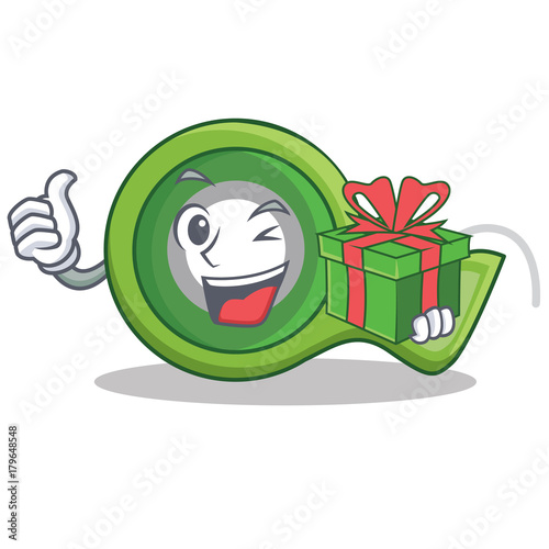 With gift adhesive tape character cartoon