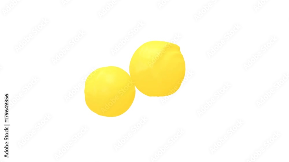 Animated colliding and splashing two yellow drops of paint against white background in slow motion. Mask included. Animated colliding and splashing two yellow drops of paint against white background in slow motion. Mask included.
