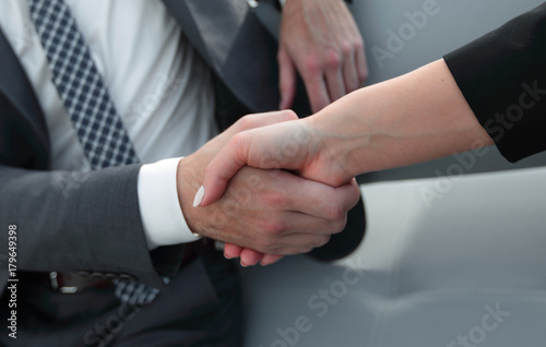 Business handshake ,congratulations or Partnership concept. © ASDF