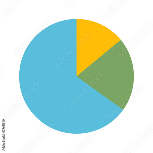Pie Chart Vector Icon