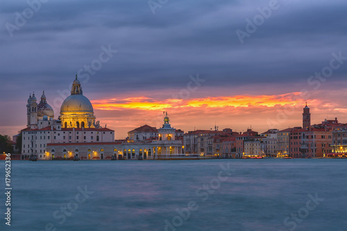 Santa Maria della Salute church on a sunset, Venice, Italy © Shchipkova Elena