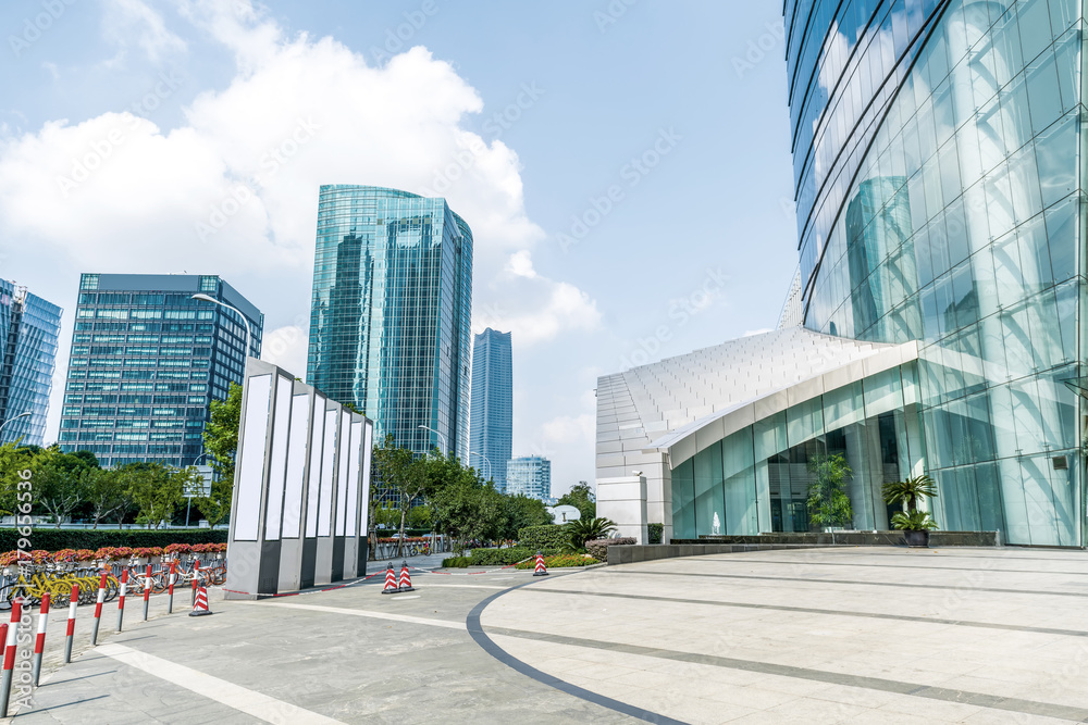 Ταπετσαρία Shanghai Lujiazui financial district skyscrapers