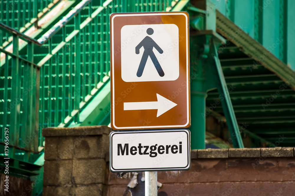 Schild 224 - Metzgerei