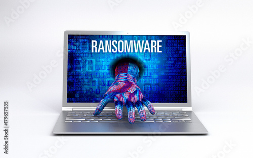 ransomware Virus - hacked Computer