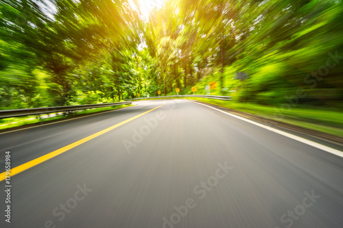 Motion blurred highway © 06photo
