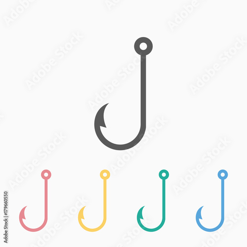 fish hook icon