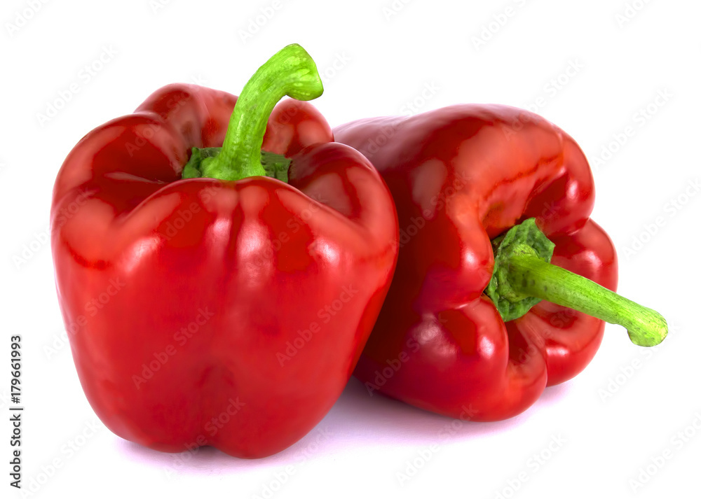 Bulgarian pepper isolated on white background