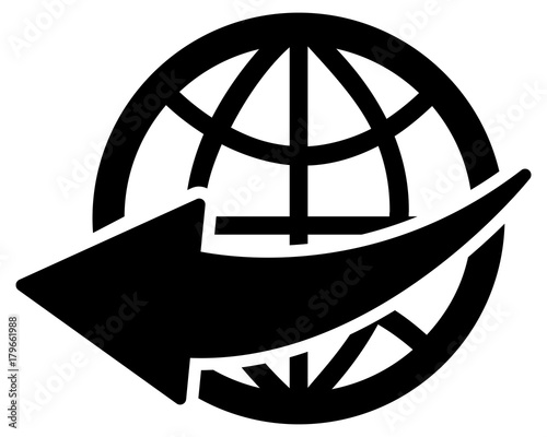 Black web vector icon