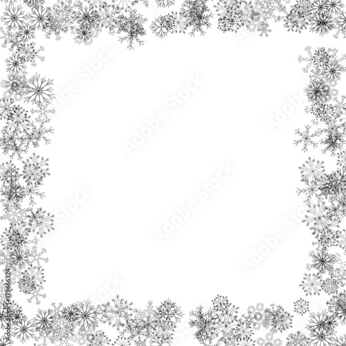 Snowflakes Border