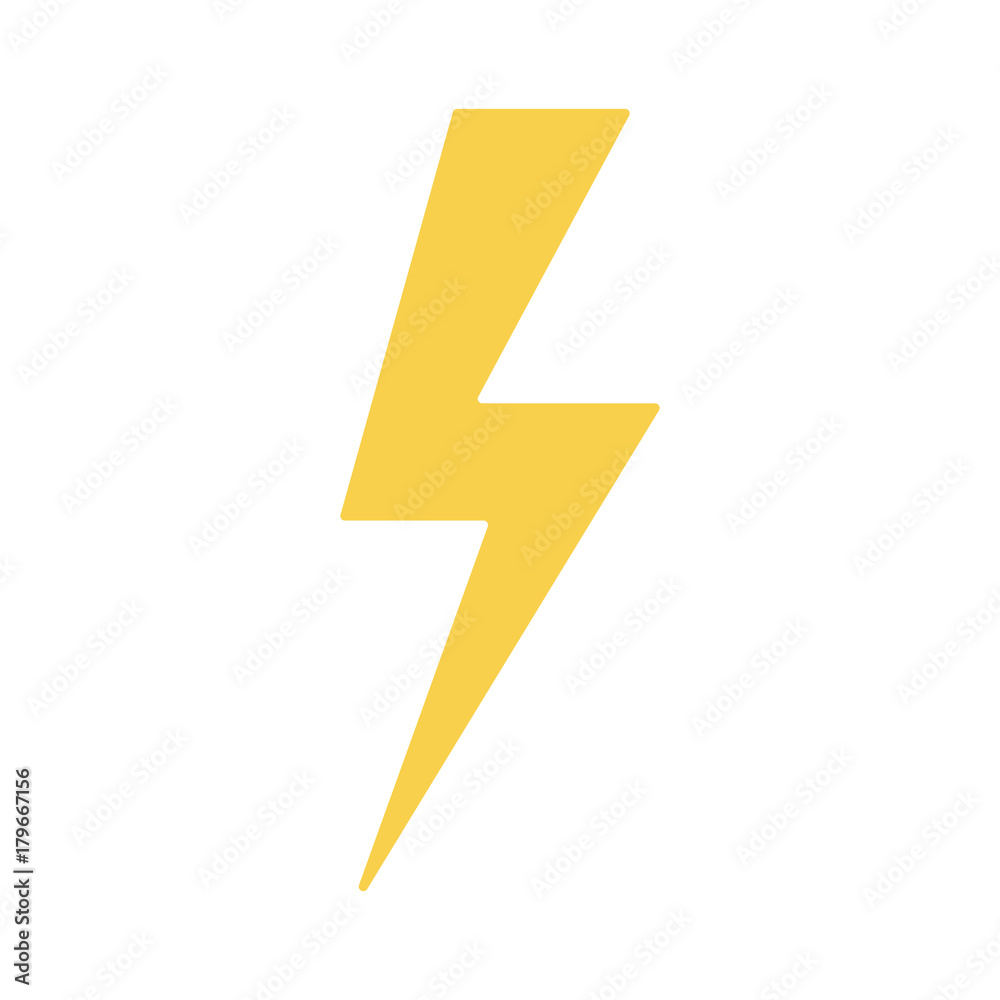 Lightning icon. Vector illustration. Lightning icon. Vector illustration.