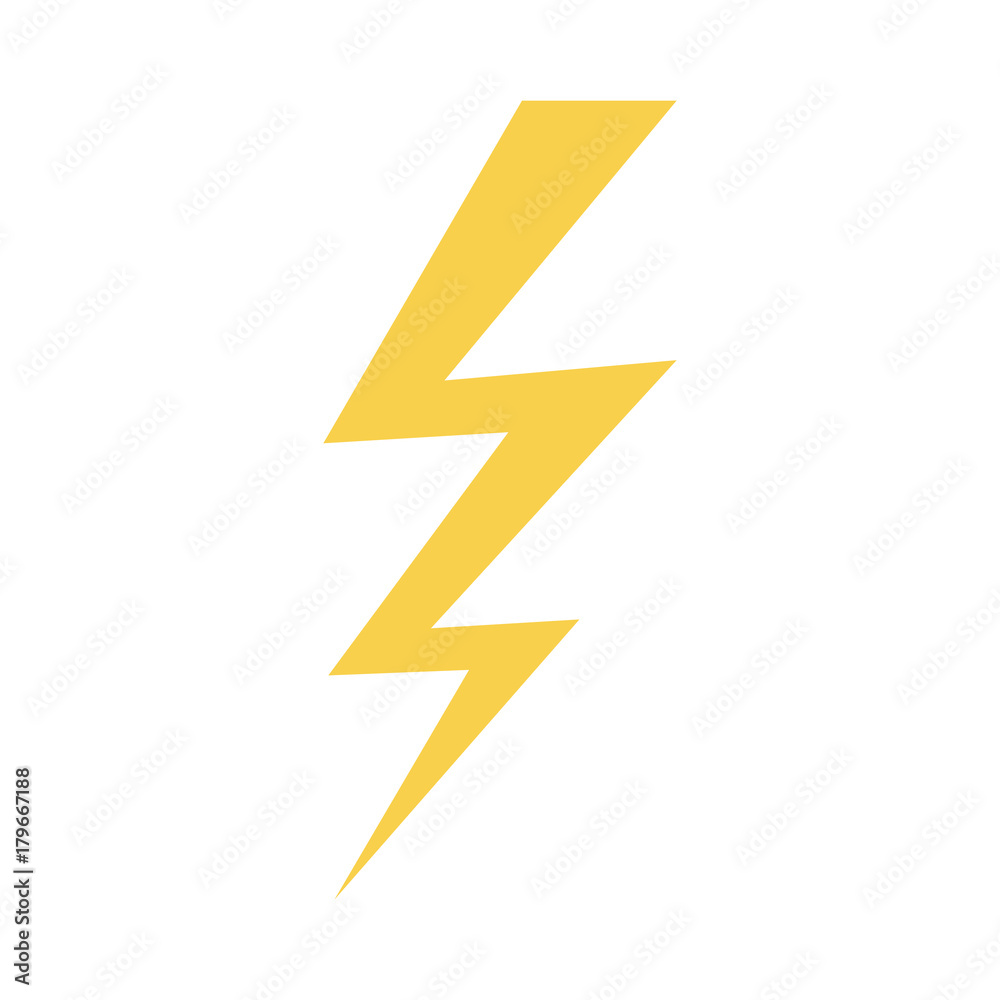 Lightning icon. Vector illustration. Lightning icon. Vector illustration.