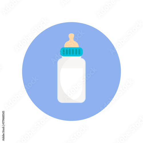 baby bottle icon, vector illustration eps 10