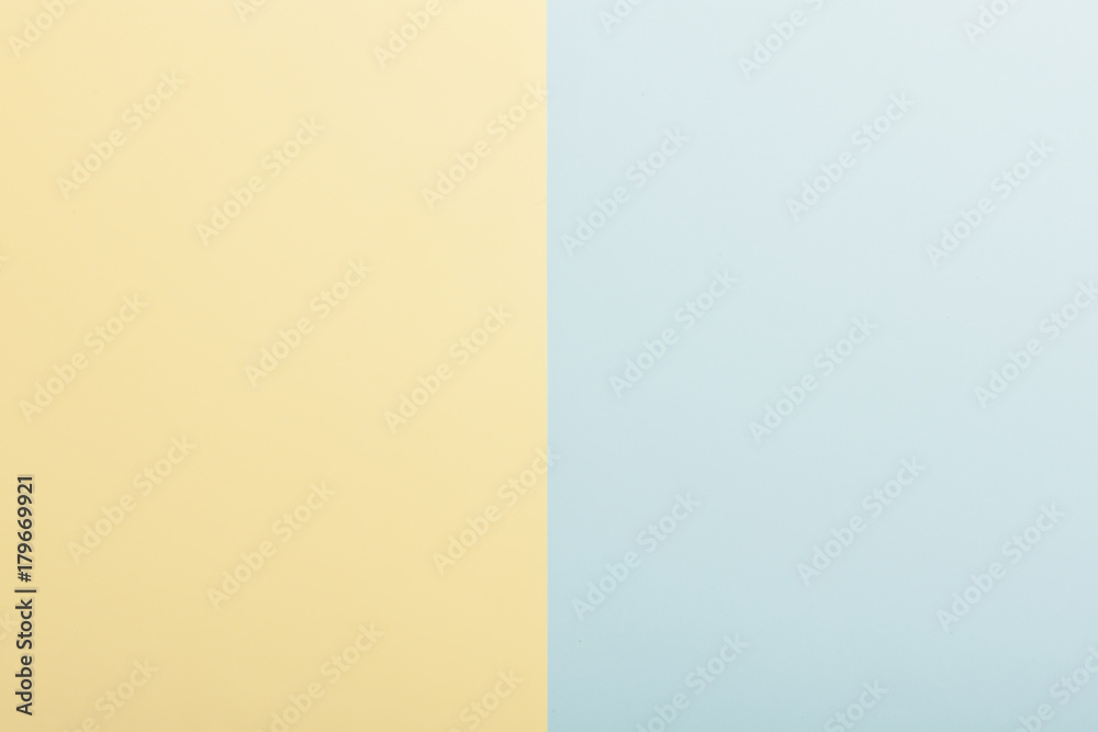 the color(yellow, blue) paper background.