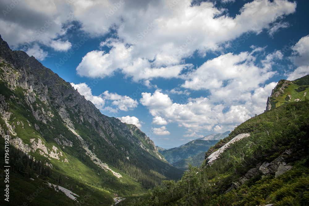 Tatra Mountains peaks.