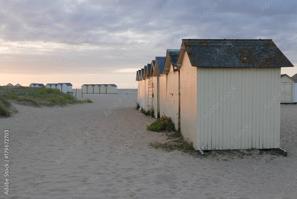 Cabanes de Ouistreham Riva-Bella, Normandie Cabanes de Ouistreham Riva-Bella, Normandie