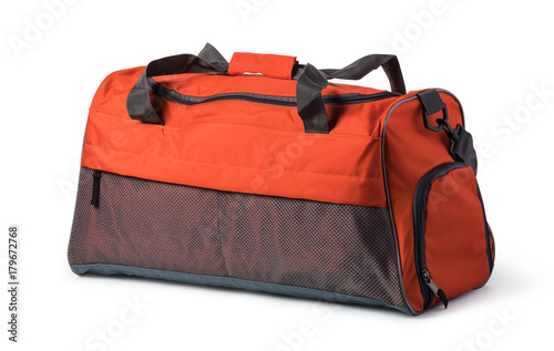 travel bag on a white background