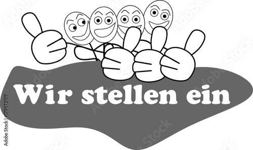Wir stellen ein