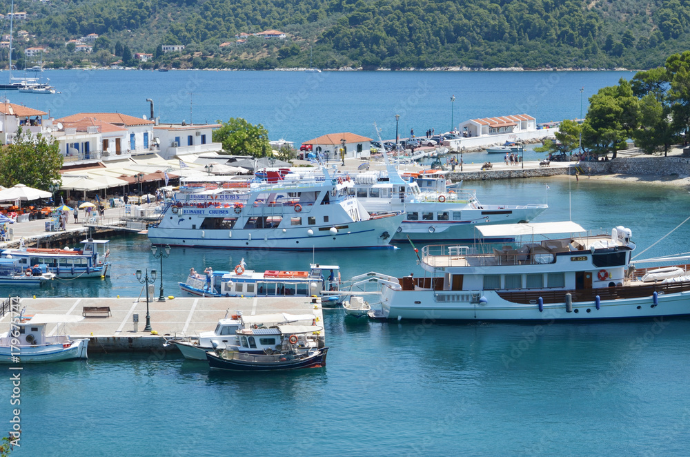 Skiathos Greek Island Port