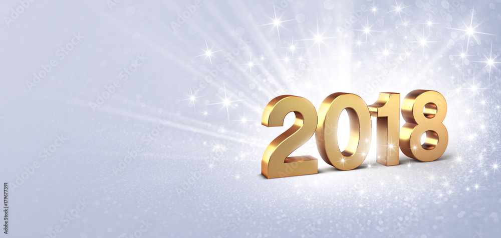 2018 New Year greeting card 2018 New Year greeting card