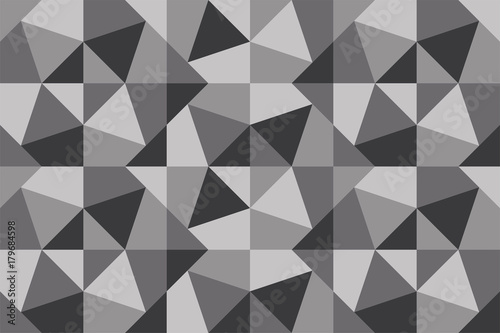  Black and white seamless geometric pattern