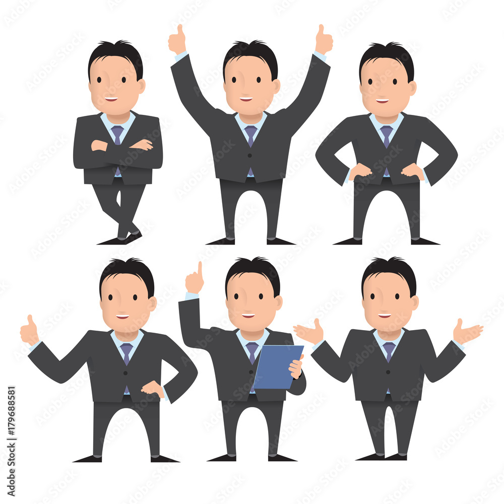 A businessman, a teacher, a man with a beard and a tie. A businessman, a teacher, a man with a beard and a tie.