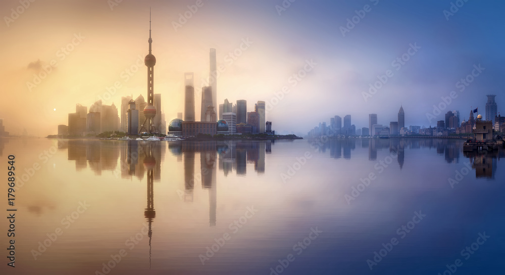 Shanghai skyline cityscape