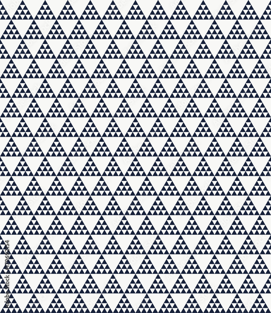 Fototapeta premium seamless pattern of triangles.