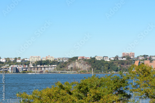 View across the Hudson River to Weehawken, New Jersey