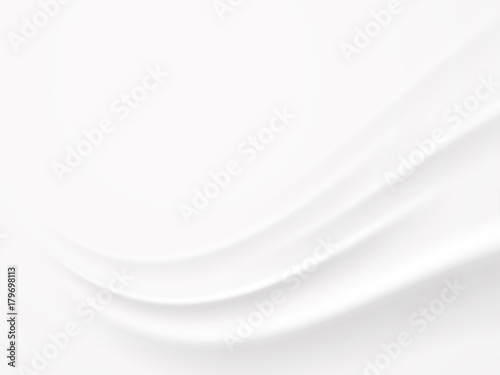 Abstract white wave background