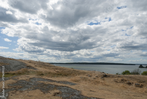 Lake Malaren view from Birka in Sweden
