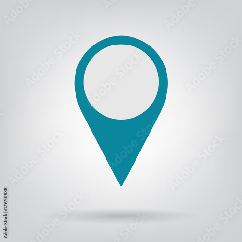 Free Download map pin icon- vector illustration - GFXLoad