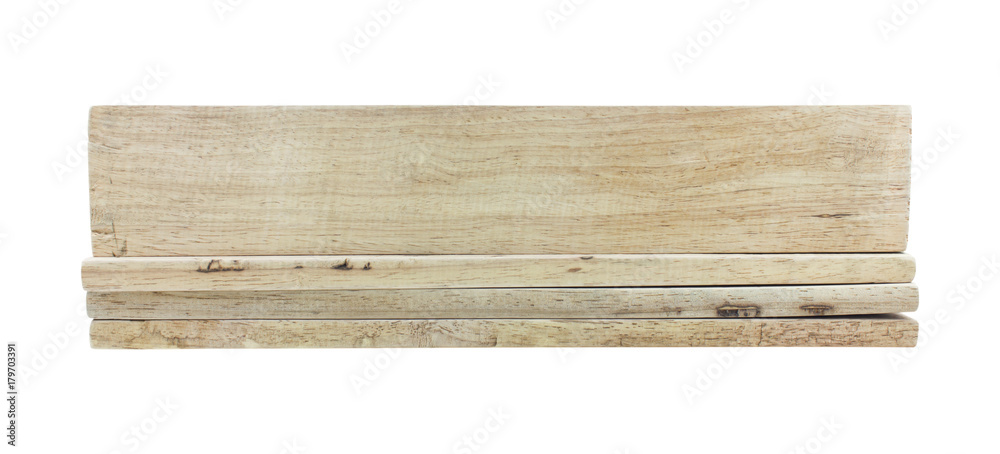 wooden planks isolated on white background. wooden planks isolated on white background.