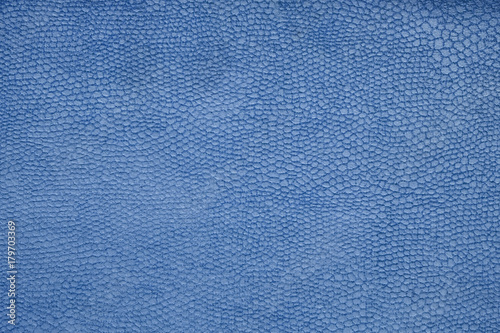 Blue old leather textured background, fashion design, wallpaper