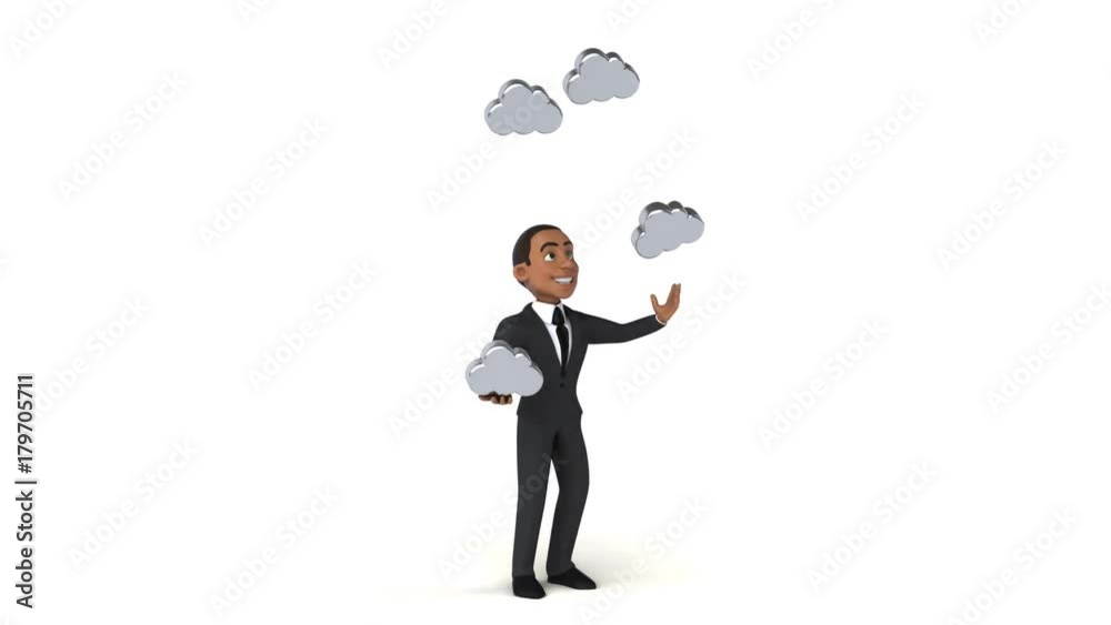 Fun businessman - 3D Animation Fun businessman - 3D Animation