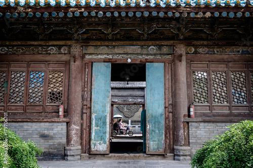 Facade and door of the Chinese mosque of Xi'an